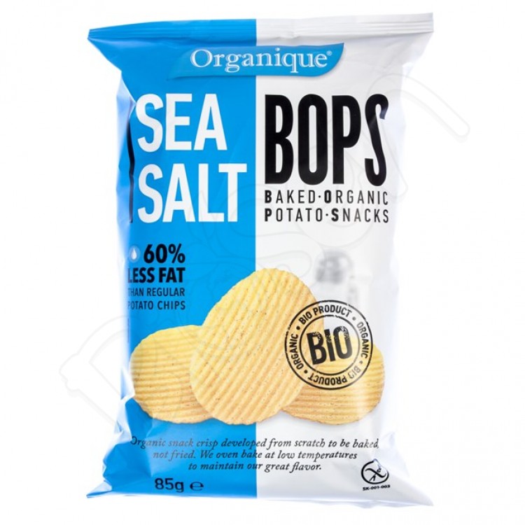 Chipsy BIO - morská soľ 85g Organique